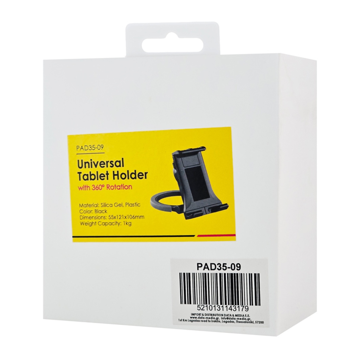 BRATECK επιτραπέζια βάση για tablet PAD35-09, foldable, μαύρη - Image 3