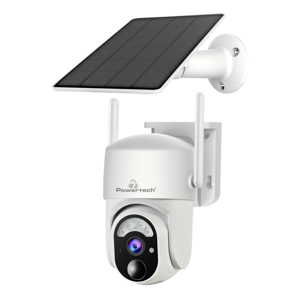 POWERTECH smart ηλιακή κάμερα PT-1177, 4MP, WiFi, SD, PTZ, IP65 - Image 1