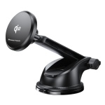 POWERTECH ασύρματος φορτιστής & βάση smartphone αυτοκινήτου PT-1492, Qi2, 15W, μαύρος