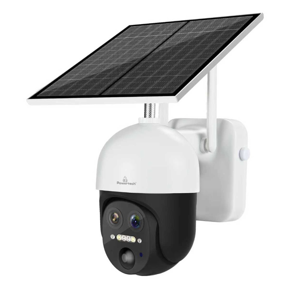 PT-1497 POWERTECH smart ηλιακή κάμερα PT-1497, dual lens, 3MP, 4G, PTZ, SD, IP65 - Image 1