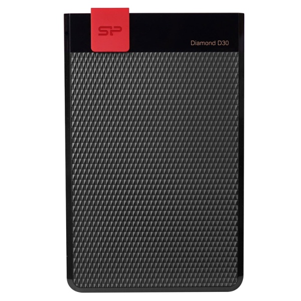 SILICON POWER Εξωτερικός HDD 1TB Diamond D30 D3S, USB 3.2, Black