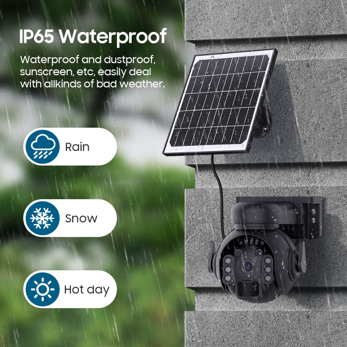 SECTEC smart ηλιακή κάμερα ST-515C-3M-4G-BK, 3MP, 4G, SD, PTZ, IP65 - Image 13