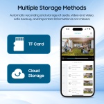 SECTEC smart ηλιακή κάμερα ST-515C-3M-5W-BK, 3MP, WiFi, SD, PTZ, IP65 - Image 3