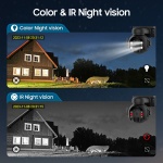 SECTEC smart ηλιακή κάμερα ST-515C-3M-5W-BK, 3MP, WiFi, SD, PTZ, IP65 - Image 12