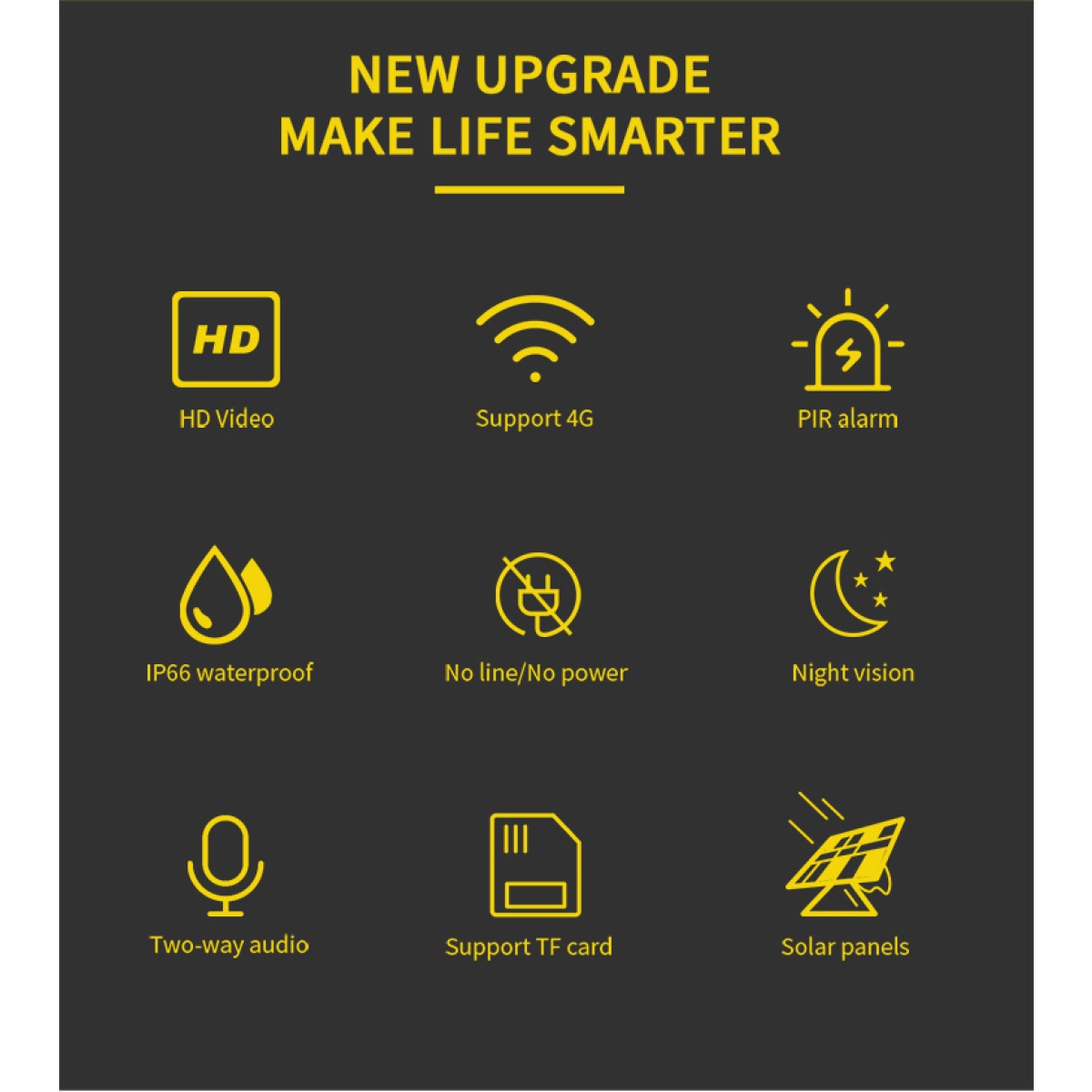 SECTEC smart ηλιακή 4G κάμερα ST-S588M-3M-4G, 3MP, PIR, cloud/micro SD - Image 6