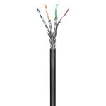 GOOBAY καλώδιο δικτύου 57197, CAT 6 S/FTP, CCA, έως 40m, 100m, μαύρο - Image 3