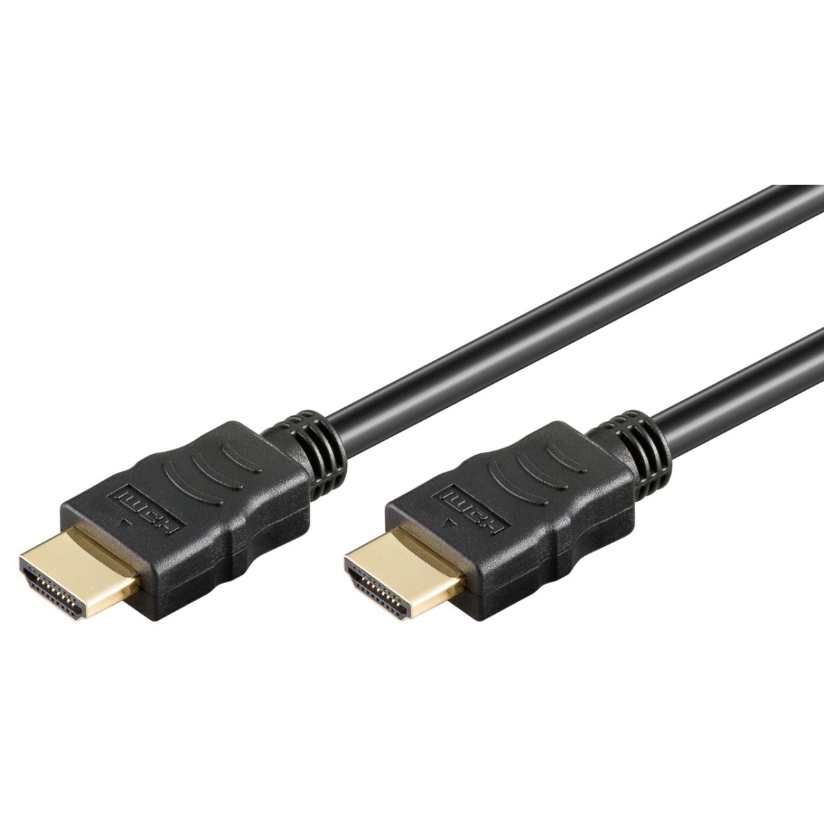 61160 GOOBAY καλώδιο HDMI 2.0 61160 με Ethernet, 4K/60Hz, 18 Gbps, 3m, μαύρο - Image 1