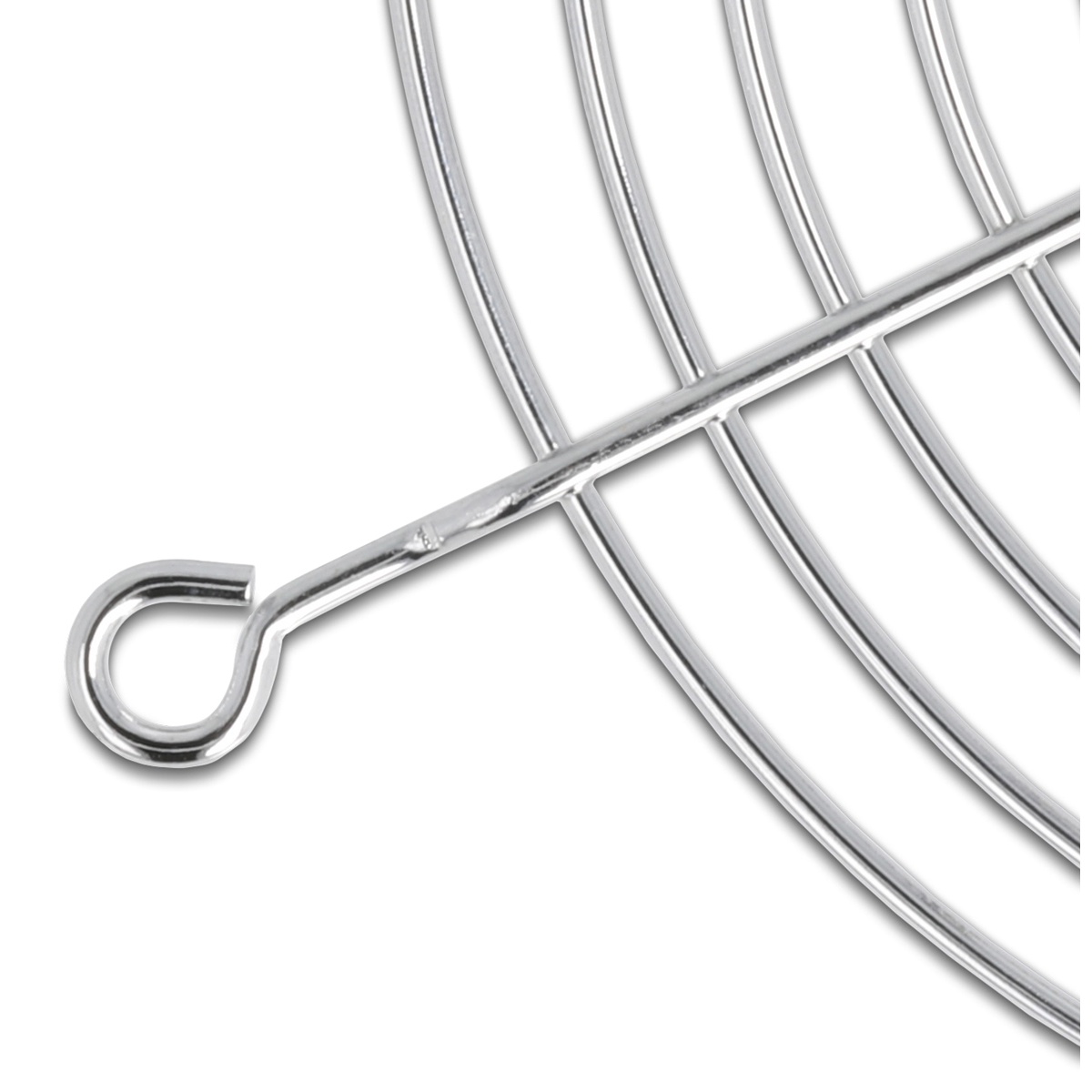 DELOCK σχάρα για 120mm ανεμιστήρα 67308, μεταλλική, ασημί - Image 2