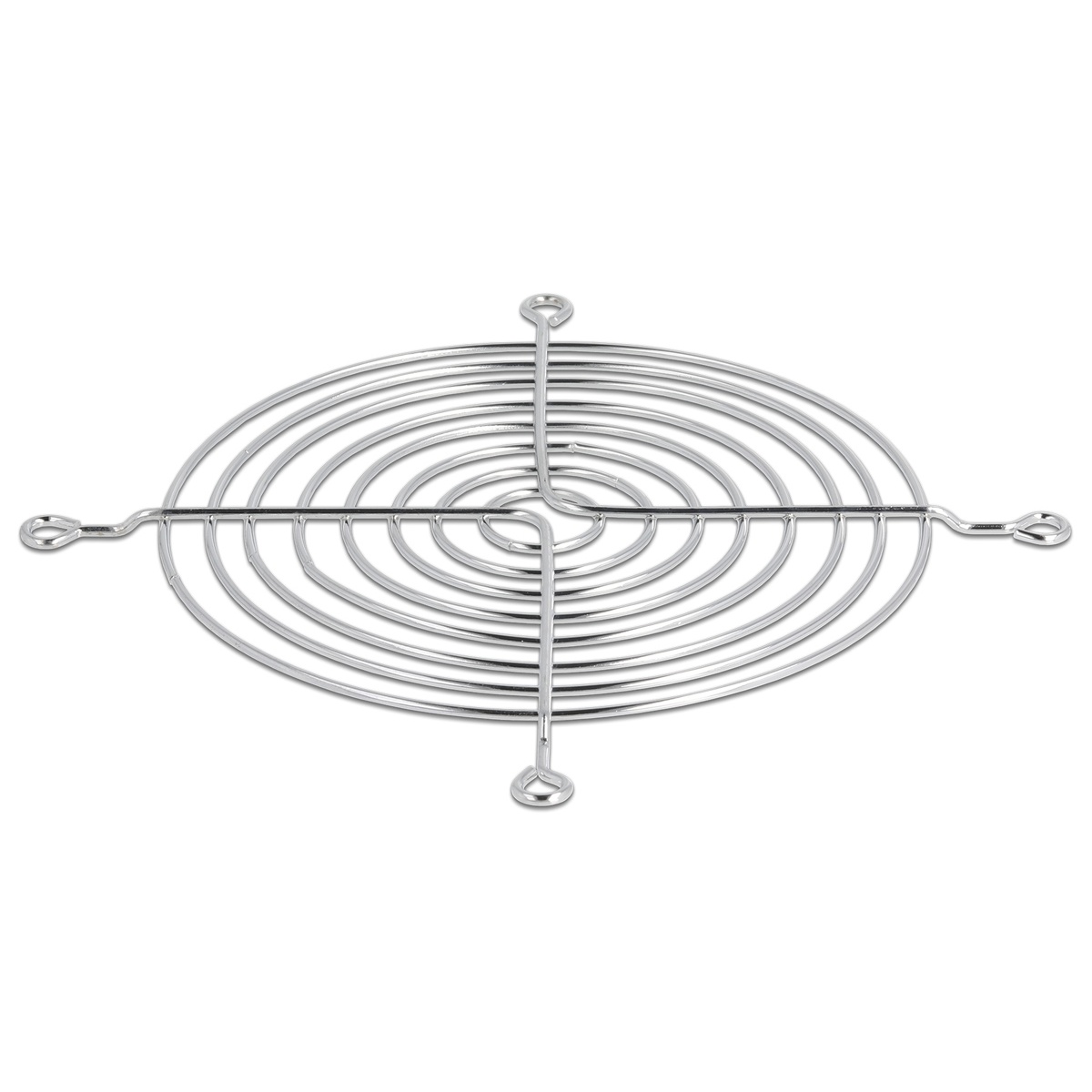 DELOCK σχάρα για 120mm ανεμιστήρα 67308, μεταλλική, ασημί - Image 1