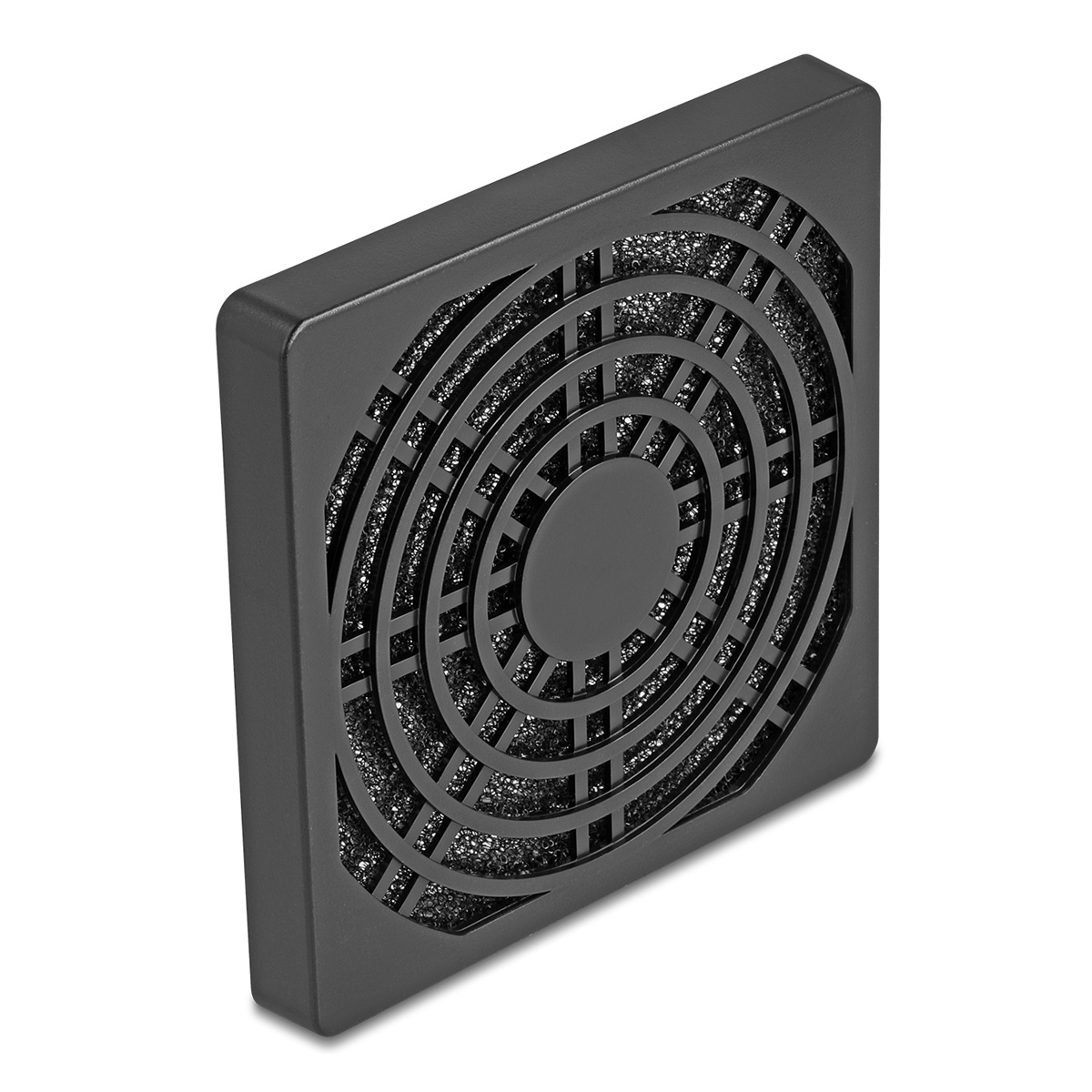 DELOCK σχάρα για 80mm ανεμιστήρα 67311 με φίλτρο σκόνης, πλαστική, μαύρη - Image 1