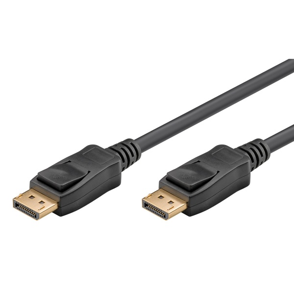 GOOBAY καλώδιο DisplayPort 74744, 8K/120Hz, 40 Gbps, 2m, μαύρο