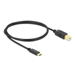 DELOCK καλώδιο USB-C σε USB Type B 83601, 1m, μαύρο - Image 2