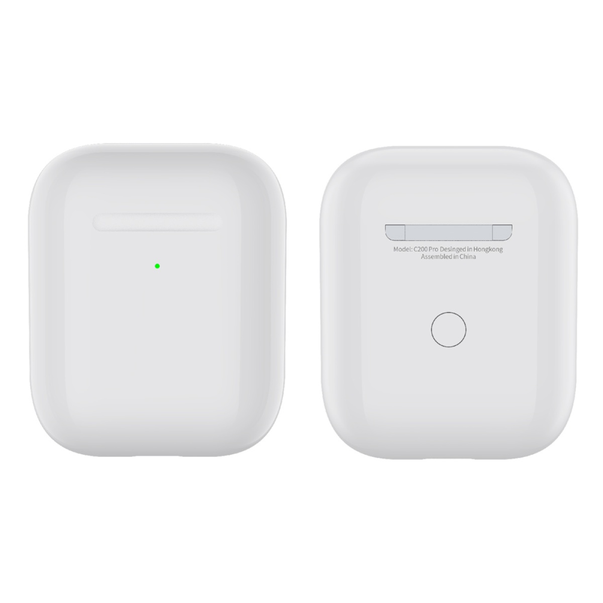 CELEBRAT earphones με θήκη φόρτισης C200 Pro, True Wireless, 13mm, 30/300mAh, λευκά - Image 4