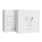 CELEBRAT earphones με θήκη φόρτισης C200 Pro, True Wireless, 13mm, 30/300mAh, λευκά - Image 8