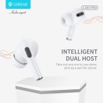 CELEBRAT earphones με θήκη φόρτισης C300 Pro, True Wireless, 13mm, 30/300mAh, λευκά - Image 6