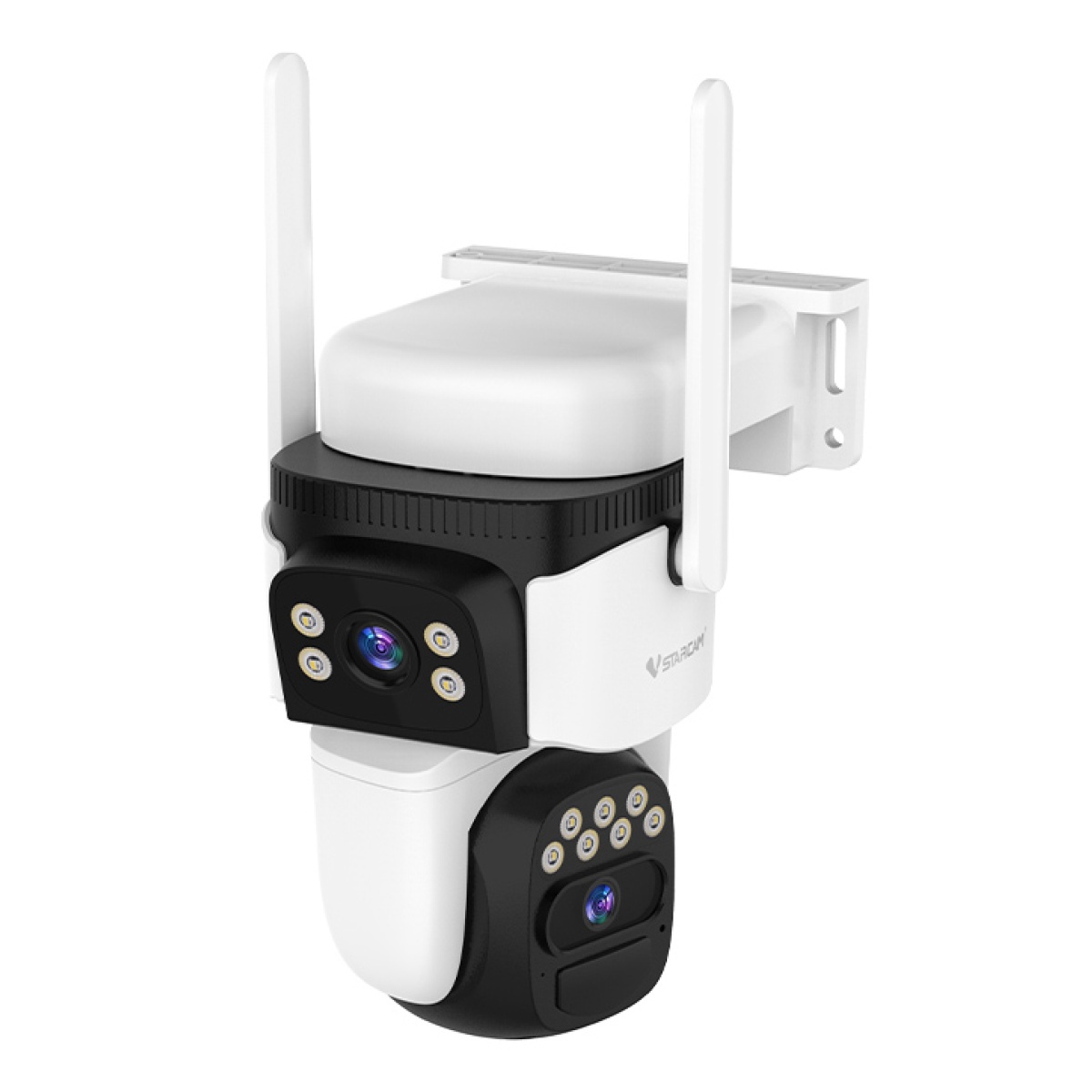 VSTARCAM smart ηλιακή κάμερα CB621DR, dual lens, 3MP, WiFi, SD, PTZ, IP66 - Image 3