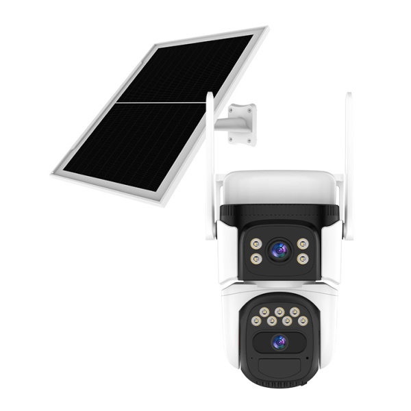 VSTARCAM smart ηλιακή κάμερα CB621DR, dual lens, 3MP, WiFi, SD, PTZ, IP66