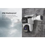 VSTARCAM smart κάμερα CS621SR, triple lens, 2MP, WiFi, SD, PTZ, IP66 - Image 6