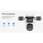 VSTARCAM smart κάμερα CS621SR, triple lens, 2MP, WiFi, SD, PTZ, IP66 - Image 8