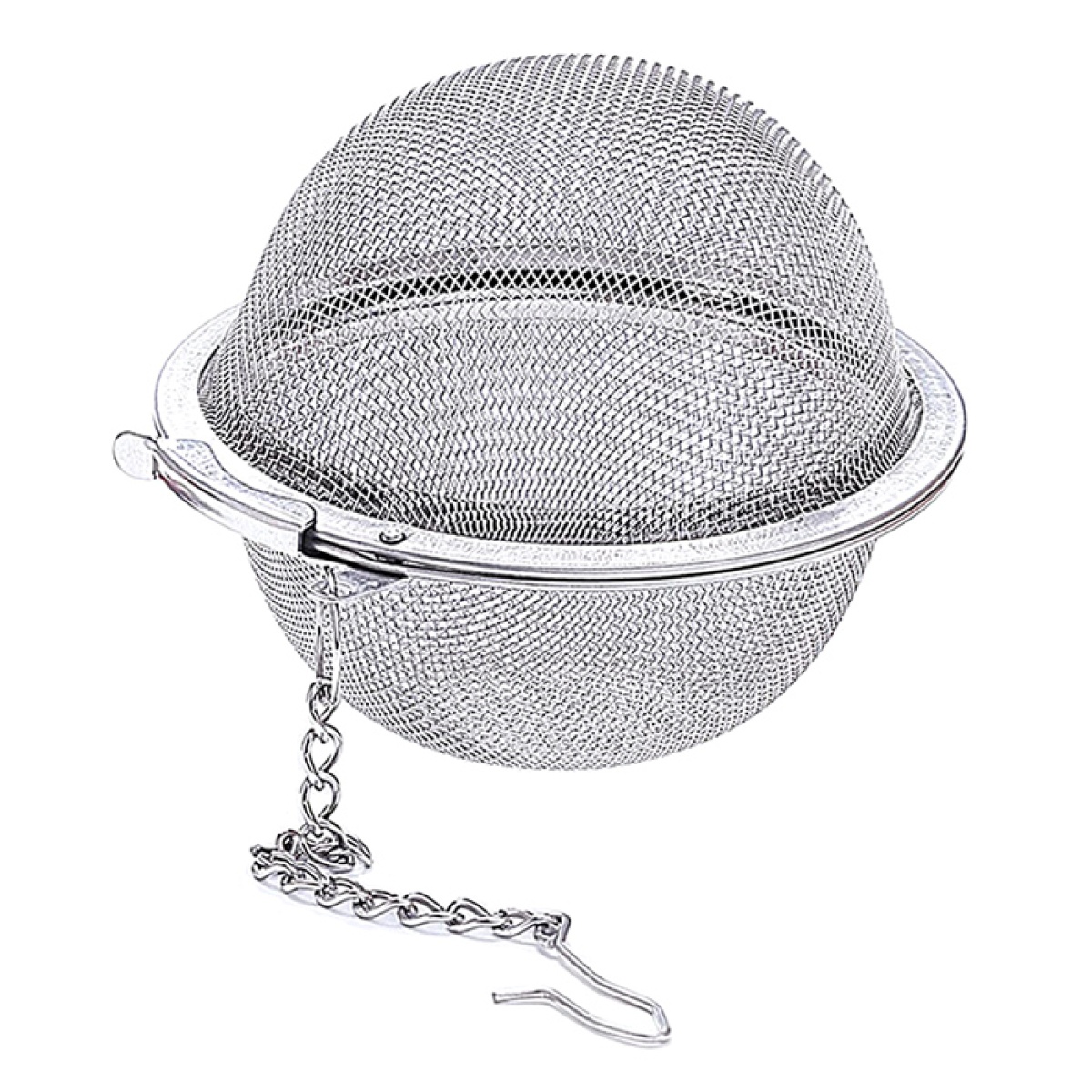 HUH-0094 Σουρωτήρι-φίλτρο τσαγιού HUH-0094, ανοξείδωτο ατσάλι, 5cm, ασημί - Image 1