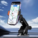 KAKUSIGA βάση smartphone αυτοκινήτου KSC-1721 για ταμπλό, μαύρη - Image 3