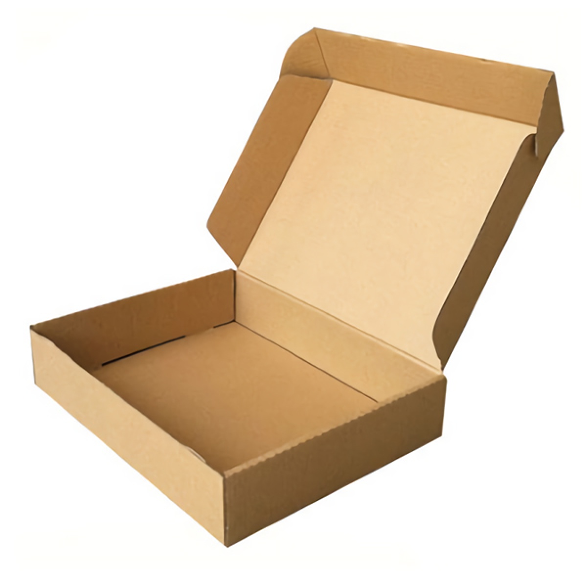 Χαρτοκιβώτιο συσκευασίας PAP-0002, τρίφυλλο, 20x13x3.5cm, καφέ, 100τμχ - Image 2