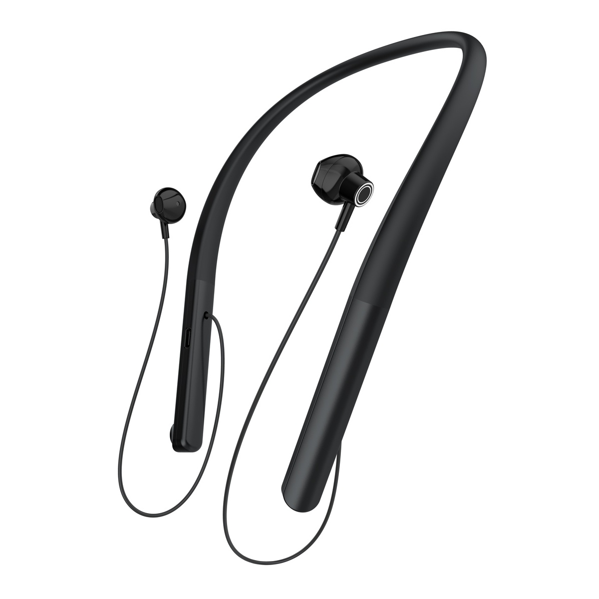 CELEBRAT earphones SE2 με μαγνήτη, Bluetooth, 14mm, 280mAh, μαύρα - Image 3