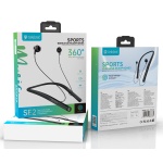 CELEBRAT earphones SE2 με μαγνήτη, Bluetooth, 14mm, 280mAh, μαύρα - Image 4