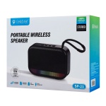 CELEBRAT φορητό ηχείο SP-21, 5W, Bluetooth, 1200mAh, μαύρο - Image 5