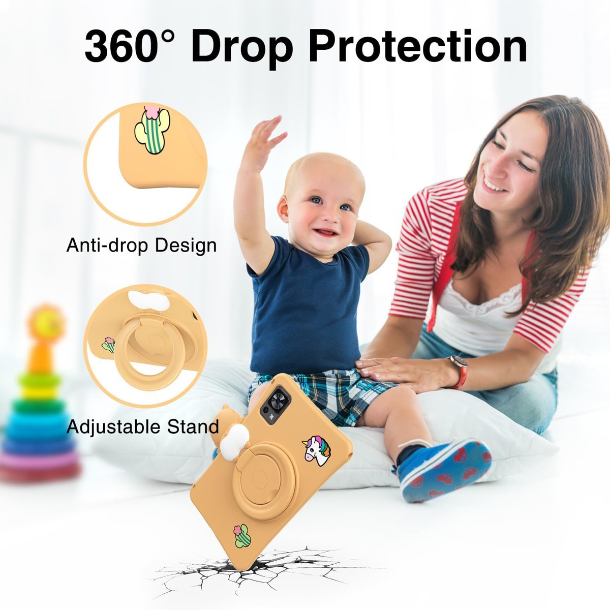 DOOGEE tablet T20 Mini Kids, 8.4", 4/128GB, 4G, Android 13, 5060mAh, κίτρινο - Image 7