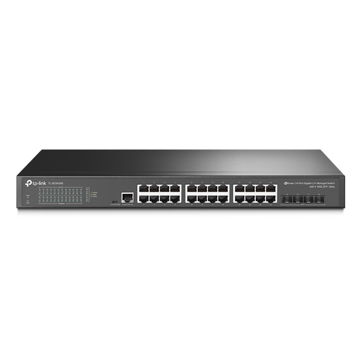 TL-SG3428X TP-LINK L2+ Managed Switch TL-SG3428X, 24-Port Gigabit, 4x SFP+, Ver.1.0 - Image 1