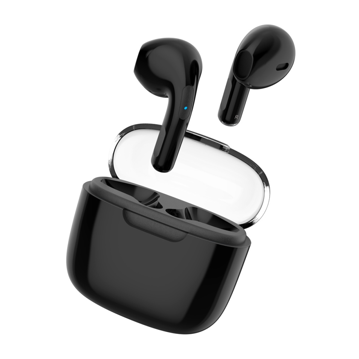 W52-BK CELEBRAT earphones με θήκη φόρτισης W52, True Wireless, Φ13mm, μαύρα - Image 1