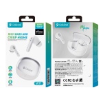 CELEBRAT earphones με θήκη φόρτισης W71, True Wireless, 10mm, 30/200mAh, λευκά - Image 4