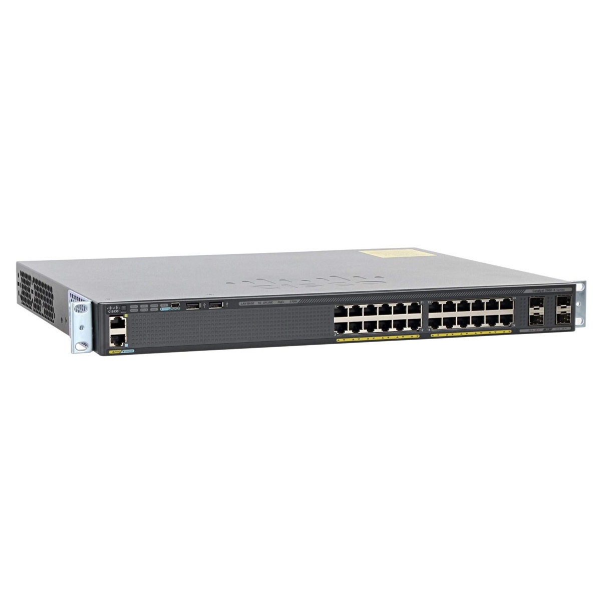 WS-C2960X-24PS-L CISCO used Switch Catalyst WS-C2960X-24PS-L, 24x 10/100/1000 POE+ - Image 1