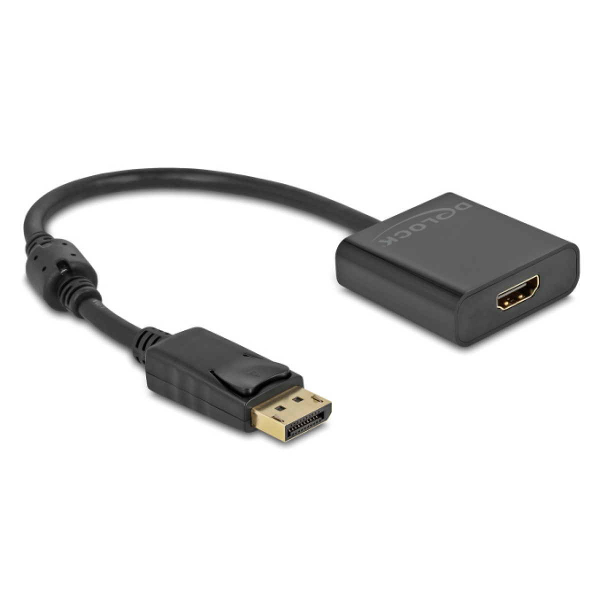 63585 DELOCK αντάπτορας DisplayPort σε HDMI 63585, 4K/30Hz, active, μαύρος - Image 1