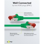 GOOBAY καλώδιο δικτύου 68288, CAT 6 S/FTP, copper, 250MHz, 0.50m, πράσινο - Image 3