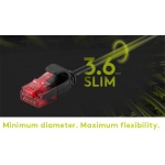 GOOBAY καλώδιο δικτύου 71546, CAT 6 U/UTP, slim, copper, 250MHz, 0.25m, γκρι - Image 7