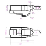GOOBAY καλώδιο δικτύου 71546, CAT 6 U/UTP, slim, copper, 250MHz, 0.25m, γκρι - Image 8