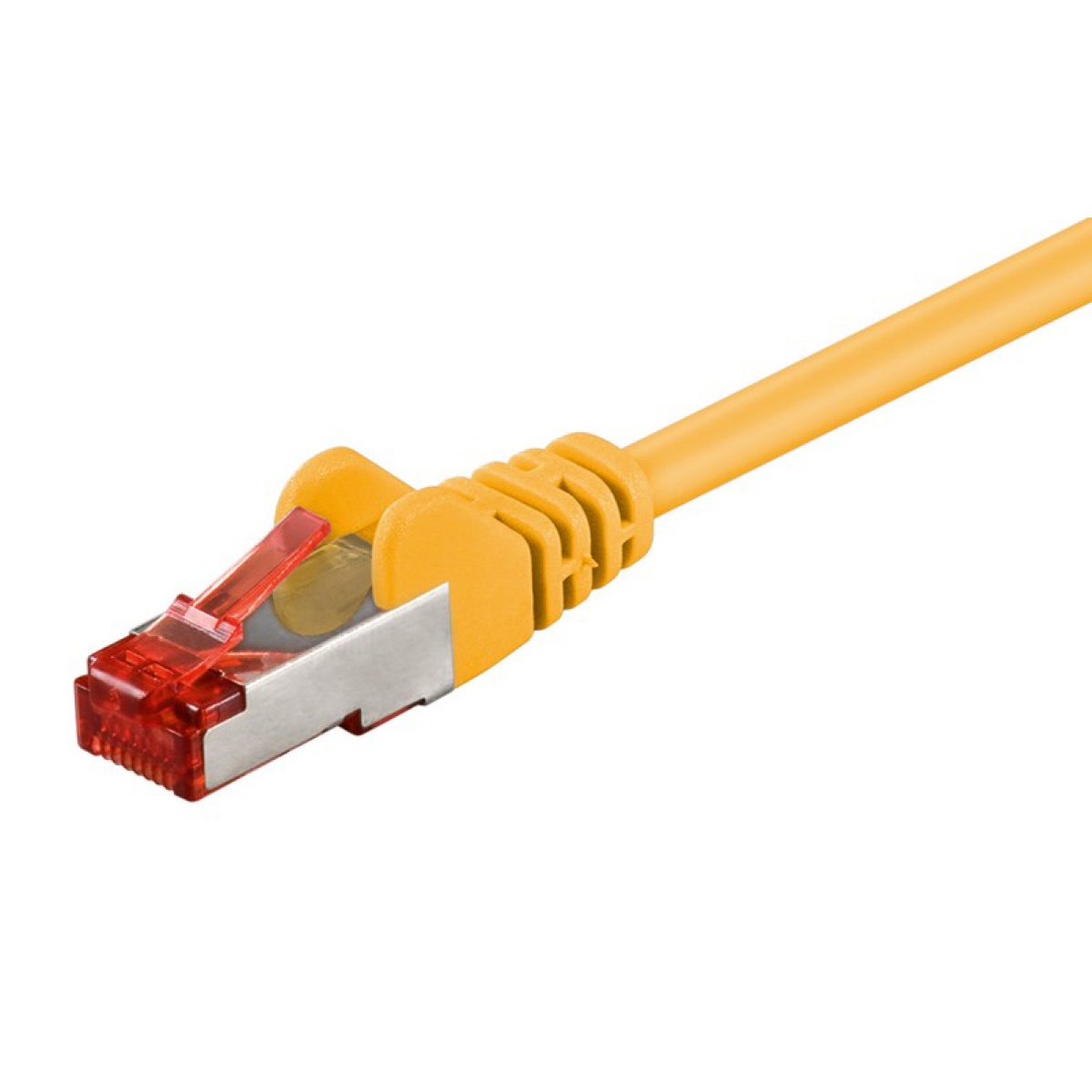 GOOBAY καλώδιο δικτύου 92453, CAT 6 S/FTP, copper, 250MHz, 0.15m, κίτρινο - Image 1