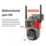 VSTARCAM smart κάμερα AF621DR, dual lens, αναγνώριση φωτιάς & καπνού, 2MP, WiFi, SD, PTZ, IP66 - Image 3