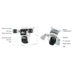 VSTARCAM smart ηλιακή κάμερα BG621SR, triple lens, 2MP, 4G, SD, PTZ, IP66 - Image 6