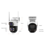 VSTARCAM smart κάμερα C622DR, dual lens, 2MP, WiFi, SD, PTZ, IP66 - Image 5