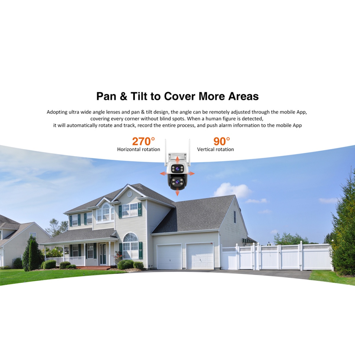 VSTARCAM smart κάμερα C622DR, dual lens, 2MP, WiFi, SD, PTZ, IP66 - Image 10