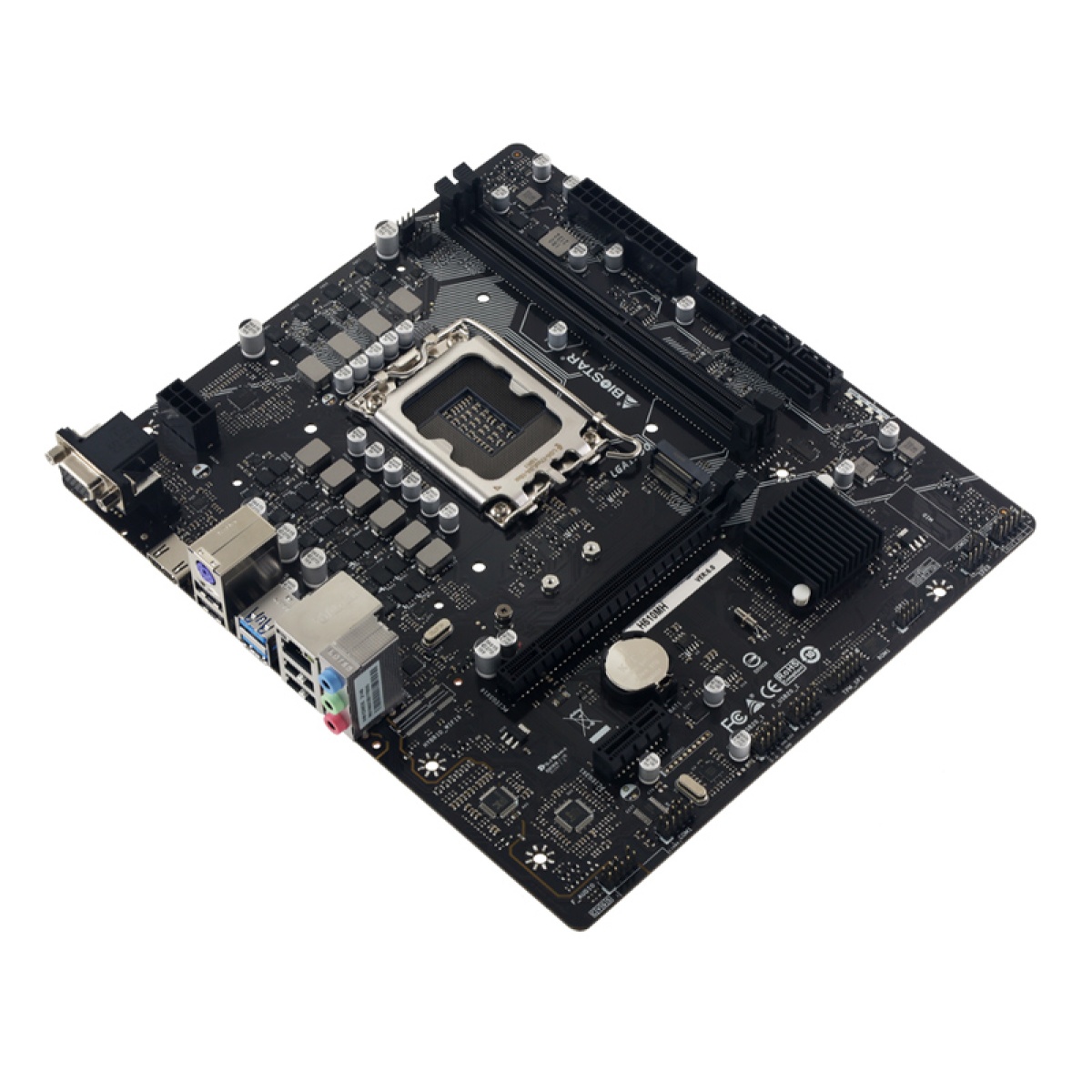 BIOSTAR μητρική H610MH, 2x DDR4, s1700, USB 3.2, uATX, GbE, Ver. 6.0 - Image 1