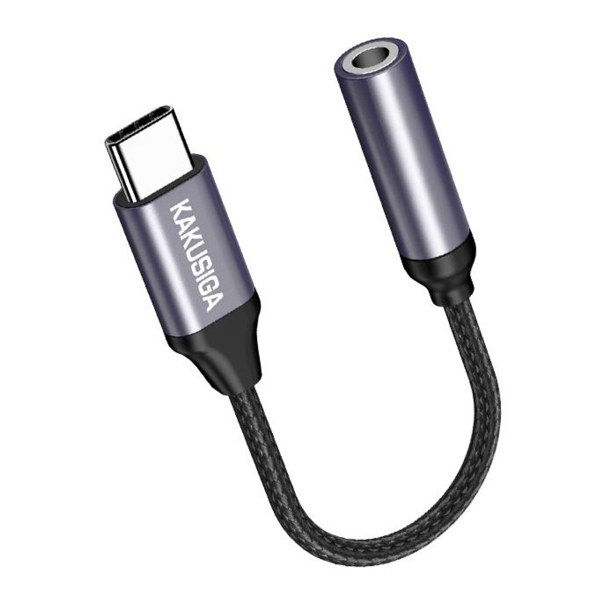 KAKUSIGA αντάπτορας USB-C σε 3.5mm KSC-428, γκρι - Image 2