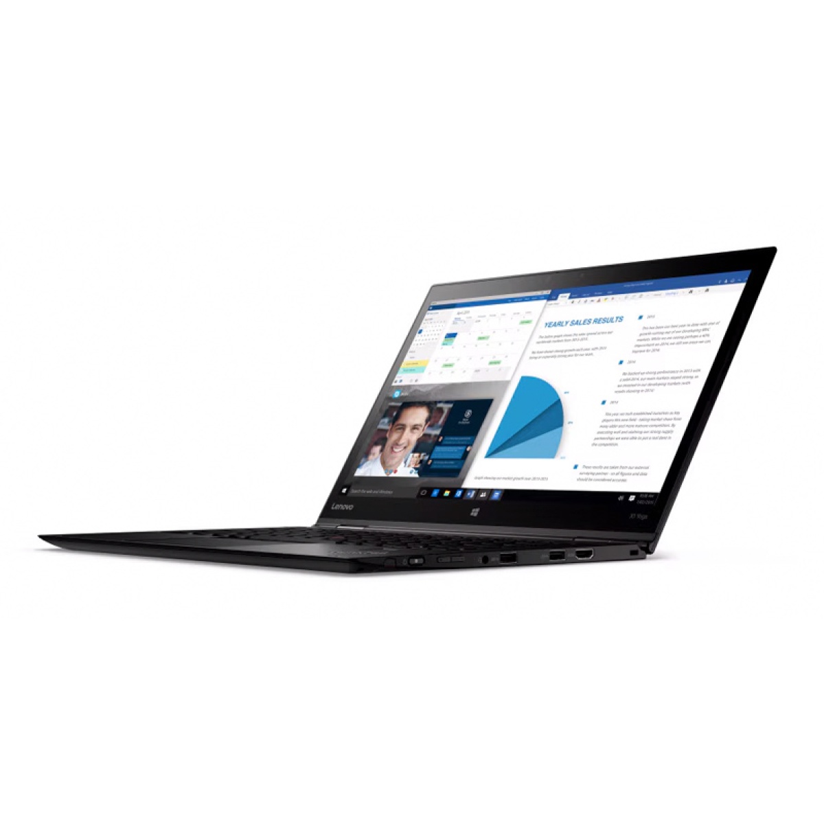 LENOVO Laptop X1 Yoga 1st Gen, Grade C, i7-6600U, 16/256GB M.2, 14", Cam, HD Graphics 520, FreeDOS - Image 1