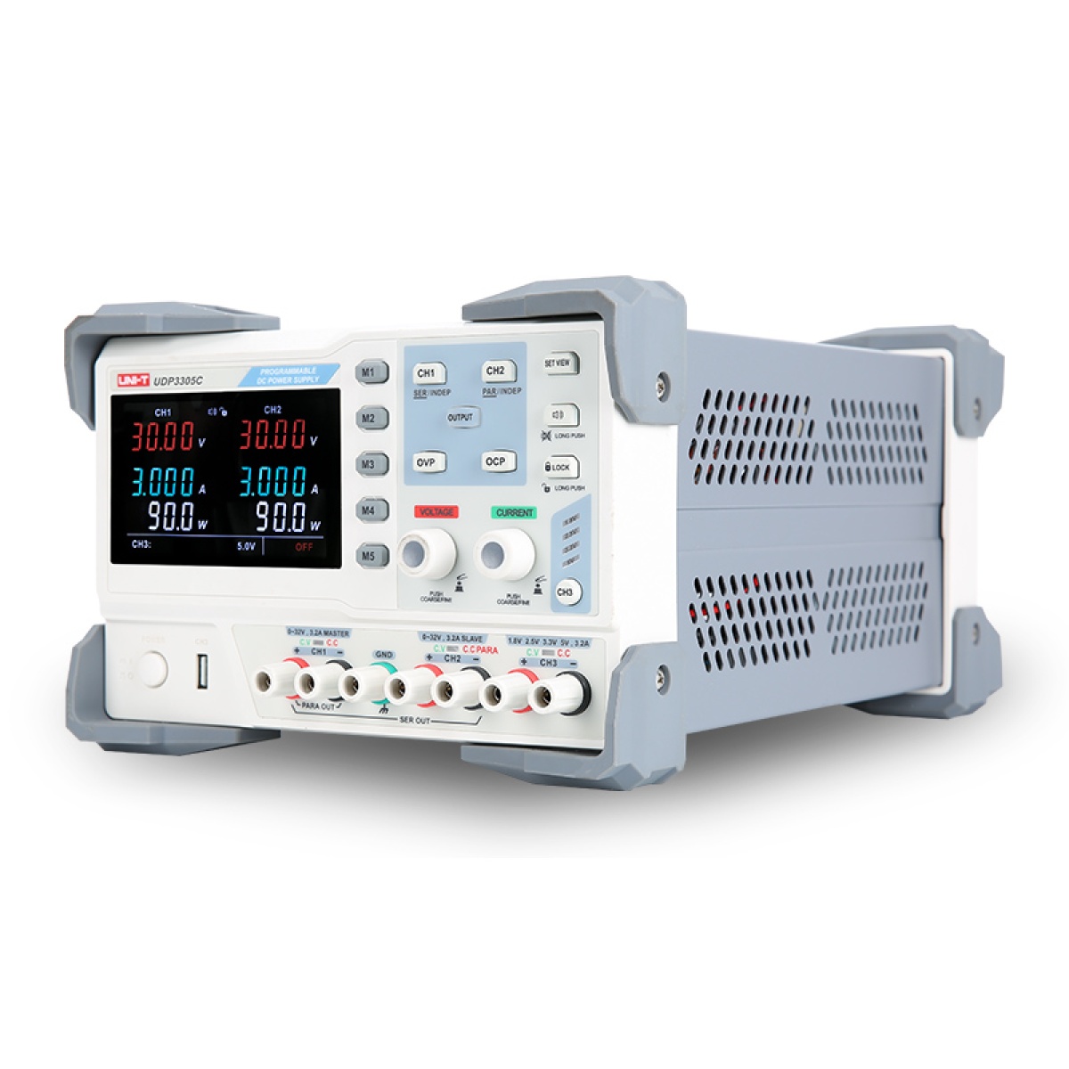 UDP3305C UNI-T DC τροφοδοτικό πάγκου UDP3305C, 3 κανάλια, 30V/5A, 315W - Image 1